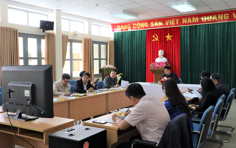 Các đơn vị tham gia cuộc họp tại Tỉnh Đoàn Lâm Đồng