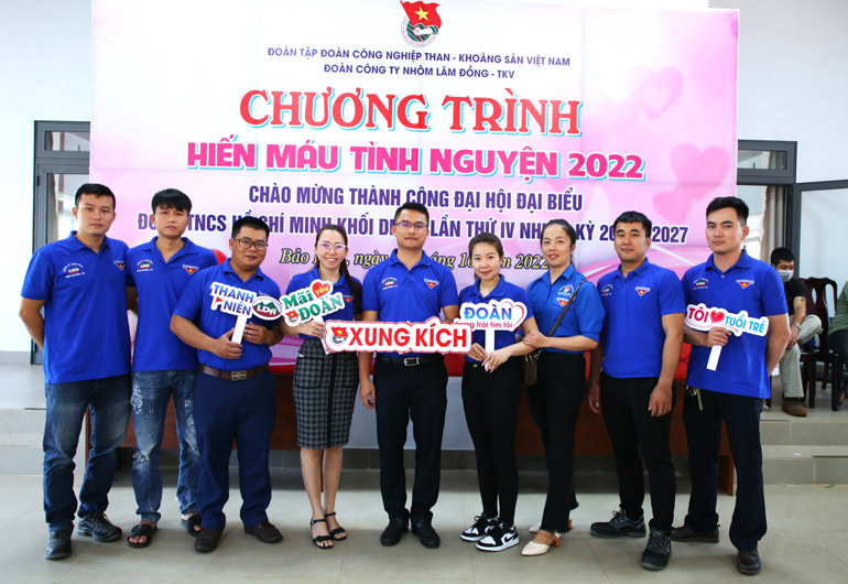 Đoàn viên, thanh niên Công ty Nhôm Lâm Đồng hiến 145 đơn vị máu