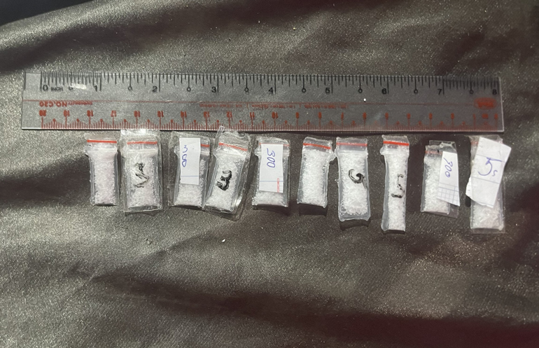 Số ma túy mà đối tượng Bùi Mẫn tàng trữ vừa bị Công an TP Bảo Lộc bắt quả tang