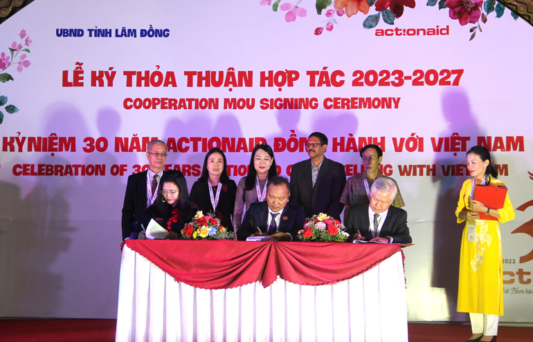 AAV, Quỹ Hỗ trợ Chương trình Dự án An sinh Xã hội Việt Nam và đại diện đối tác ký cam kết gia hạn thỏa thuận hợp tác, giai đoạn 2023 – 2027