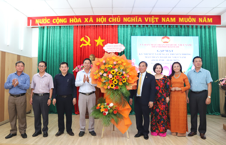 Bảo Lộc: Kỷ niệm 92 năm Ngày truyền thống Mặt trận Tổ quốc Việt Nam