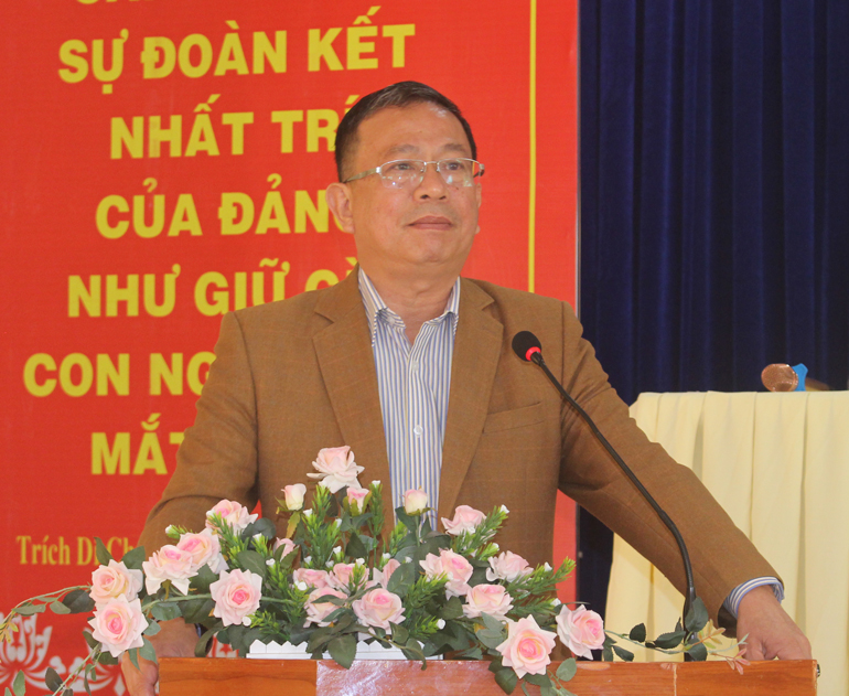 Phó Chủ tịch UND thành phố Đà Lạt Võ Ngọc Trình tiếp thu, giải trình kiến nghị của cử tri thuộc thẩm quyền