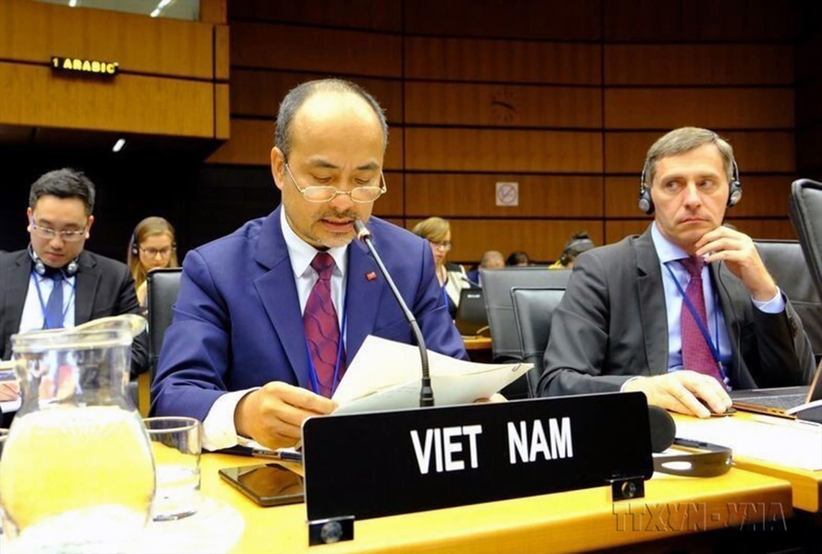 Đại sứ Nguyễn Trung Kiên, Thống đốc - Đại diện thường trực Việt Nam tại Cơ quan Năng lượng Nguyên tử quốc tế (IAEA). Ảnh (tư liệu)