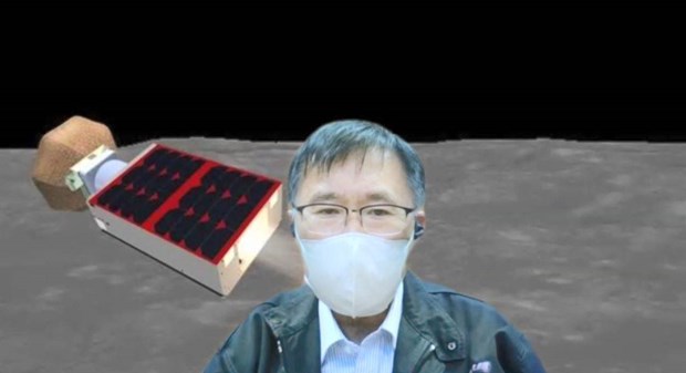 Giáo sư Tatsuaki Hashimoto thông báo về thất bại của dự án tàu đổ bộ xuống Mặt Trăng Omotenashi