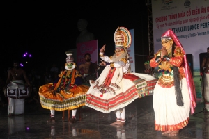 Độc lạ vũ điệu Kathakali cổ điển Ấn Độ