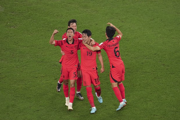 Hàn Quốc đã vượt qua Bồ Đào Nha để giành vé đi tiếp