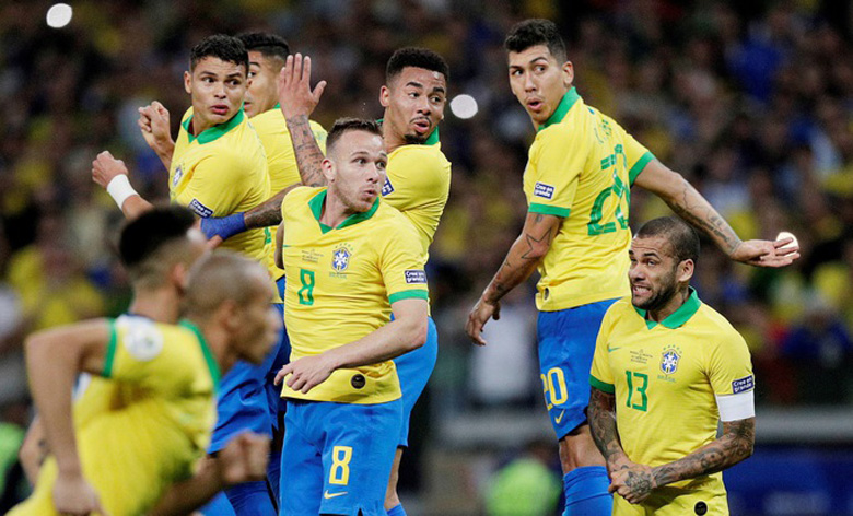Với hàng công gồm những chân sút thượng thặng, Brazil được coi là ứng viên hàng đầu cho danh hiệu vô địch World Cup 2022 lần này.  Ảnh: Internet