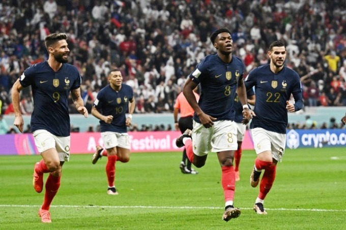 Đương kim vô địch Pháp đã vượt qua tuyển Anh để vào chơi bán kết World Cup 2022. ảnh Internet