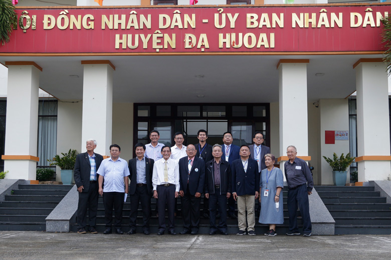 Đoàn Hiệp hội truyền thông địa phương tới thăm và chào xã giao lãnh đạo huyện Đạ Huoai