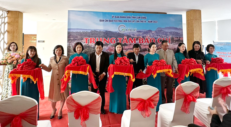 Khai trương Trung tâm báo chí phục vụ Festival Hoa Đà Lạt lần thứ IX - năm 2022