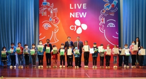 Tập đoàn CJ Hàn Quốc trao 510 triệu đồng học bổng cho học sinh, sinh viên