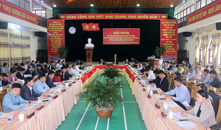 Hội nghị Ban Chấp hành Đảng bộ huyện Đam Rông mở rộng