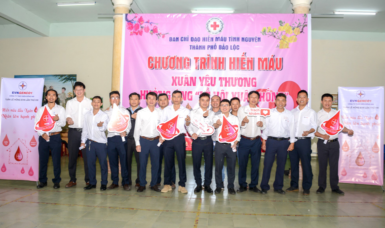 Công ty Thủy điện Đồng Nai tham gia hiến máu tình nguyện