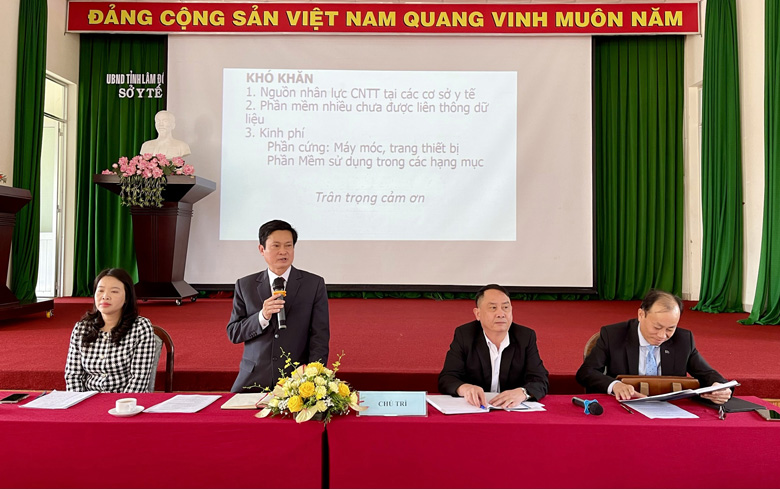 Ban Giám đốc Sở Y tế Lâm Đồng chủ trì hội nghị