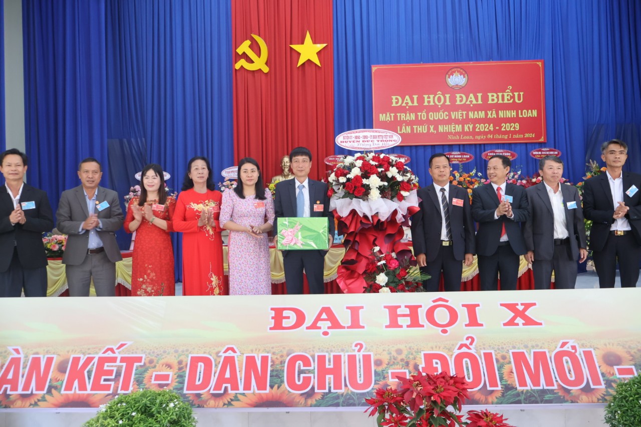 Đức Trọng: Đại hội điểm Mặt trận Tổ quốc Việt Nam xã Ninh Loan lần thứ X, nhiệm kỳ 2024-2029