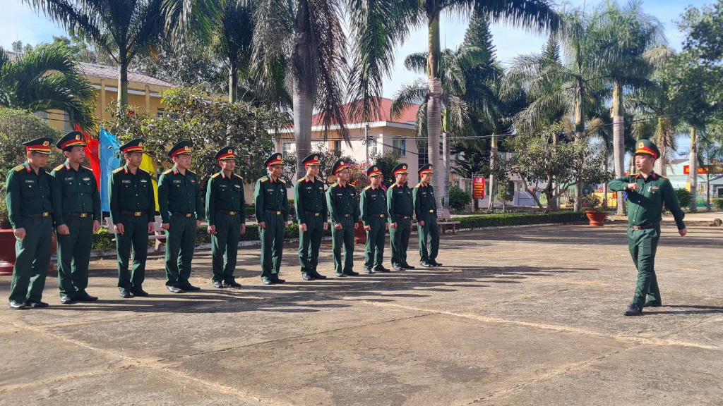 186 cán bộ, chiến sĩ tham gia tập huấn giai đoạn I năm 2024
