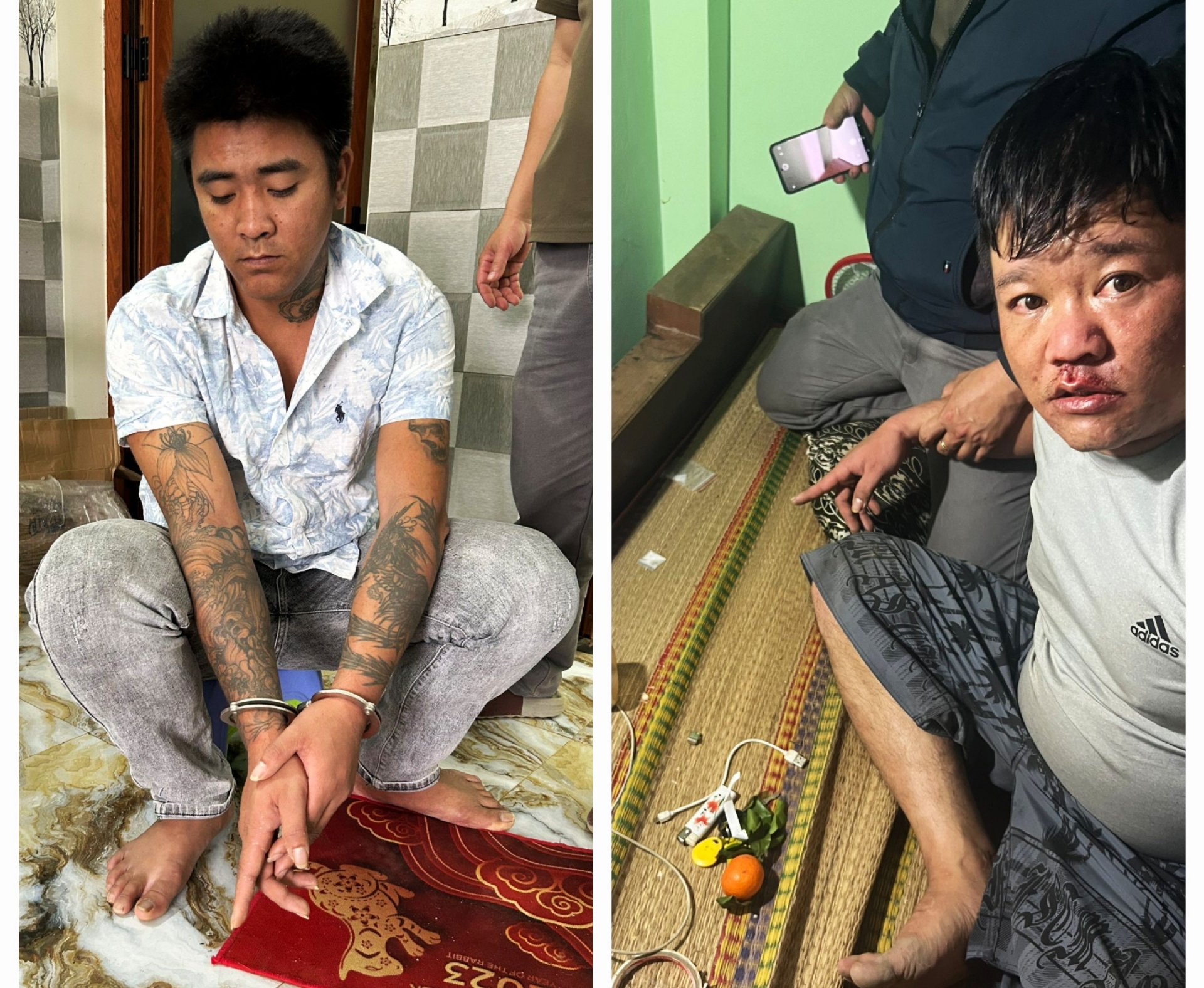 Nguyễn Minh Quân và Vũ Tuấn Thuận bị bắt giữ