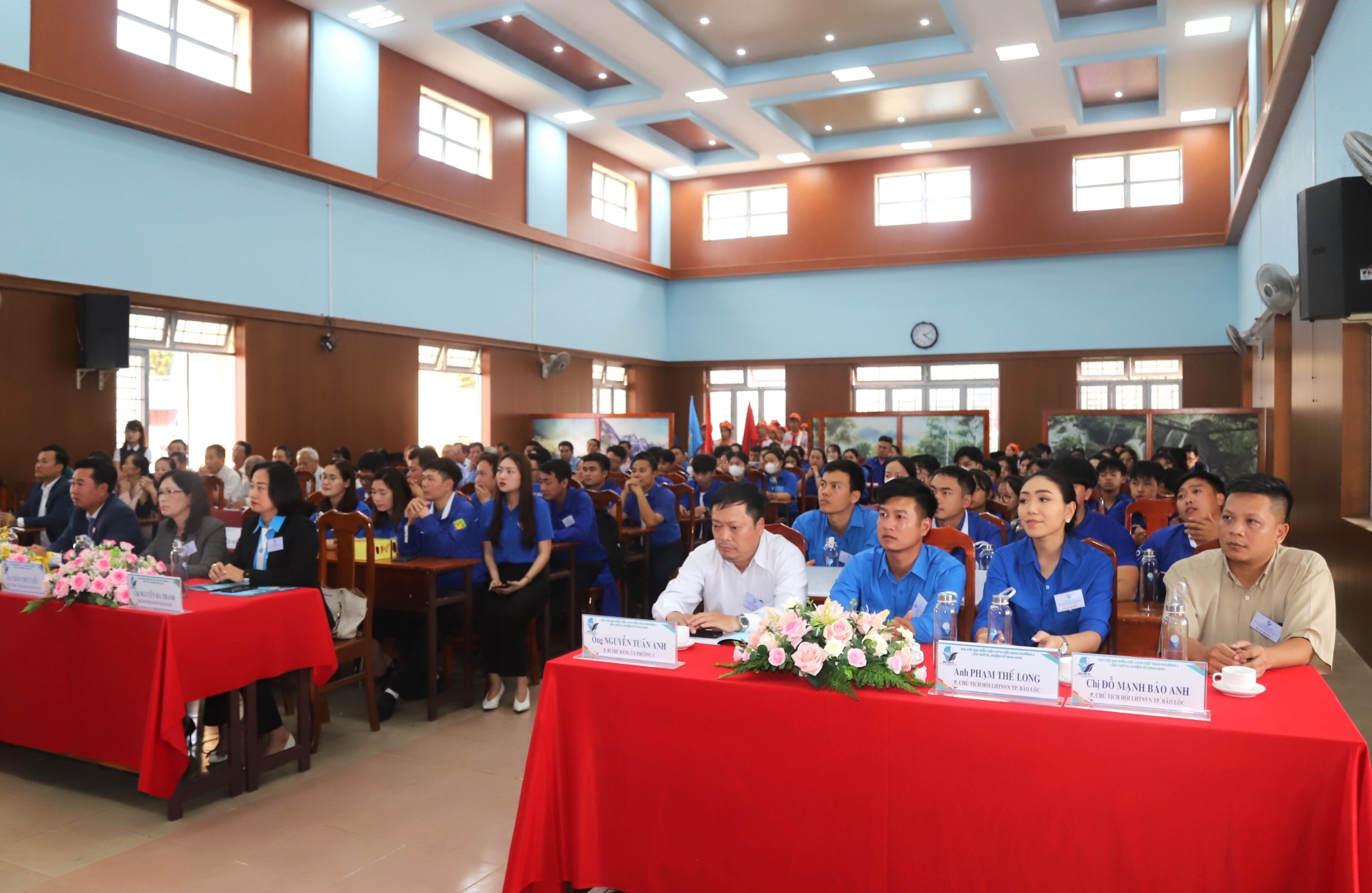 Các đại biểu dự Đại hội Đại biểu Hội LHTN Việt Nam Phường 1 (TP Bảo Lộc) nhiệm kỳ 2024 - 2029
