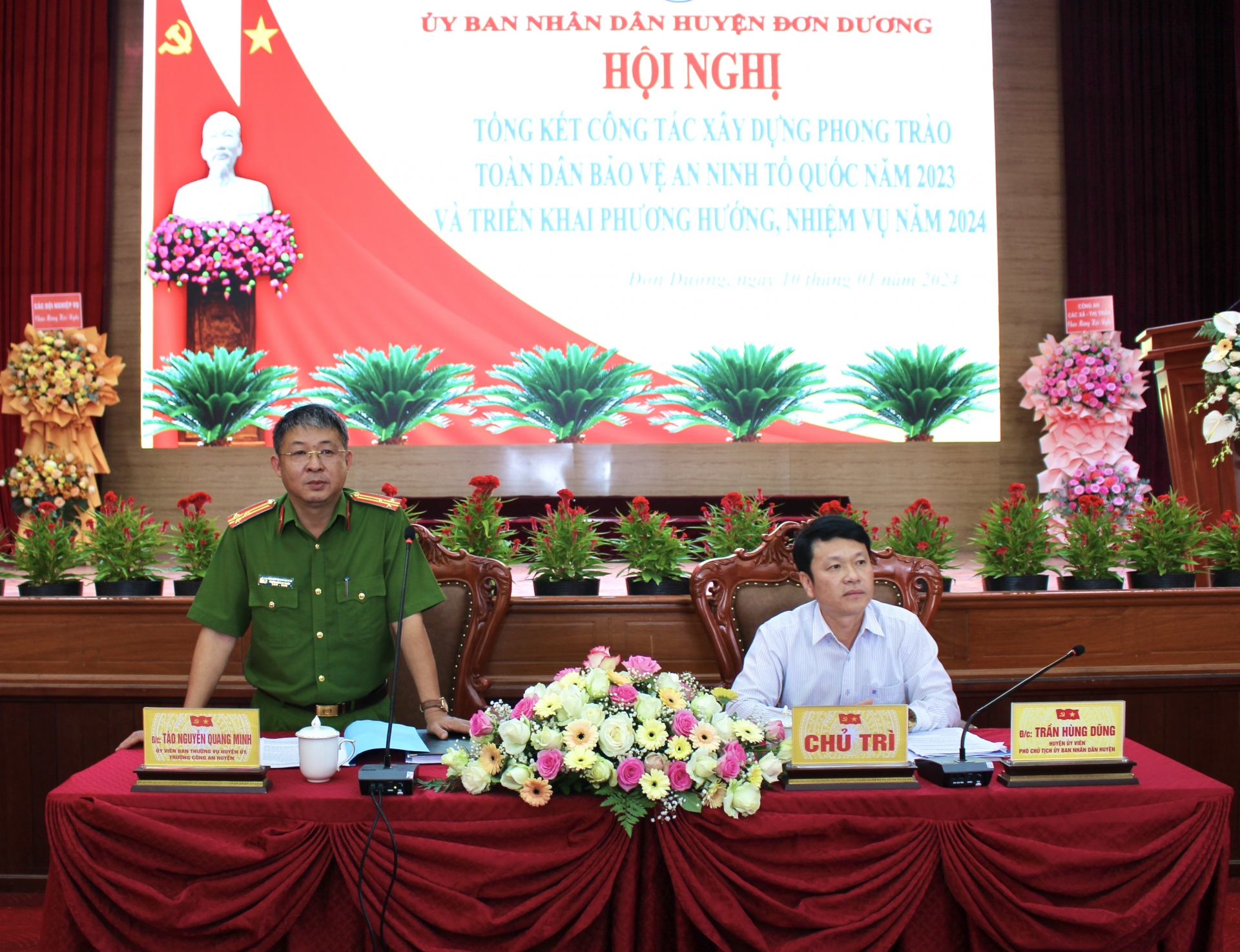 Lãnh đạo huyện Đơn Dương chủ trì hội nghị