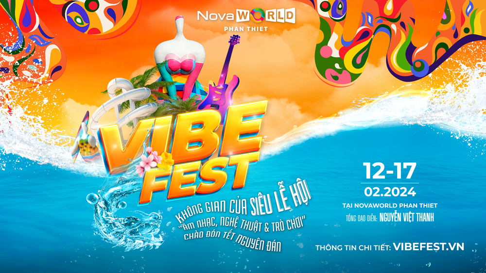 Siêu lễ hội Vibe Fest với 7 lễ hội cực đỉnh và hàng loạt hoạt động hấp dẫn diễn ra từ mùng 3 đến mùng 8 Tết Giáp Thìn 2024 