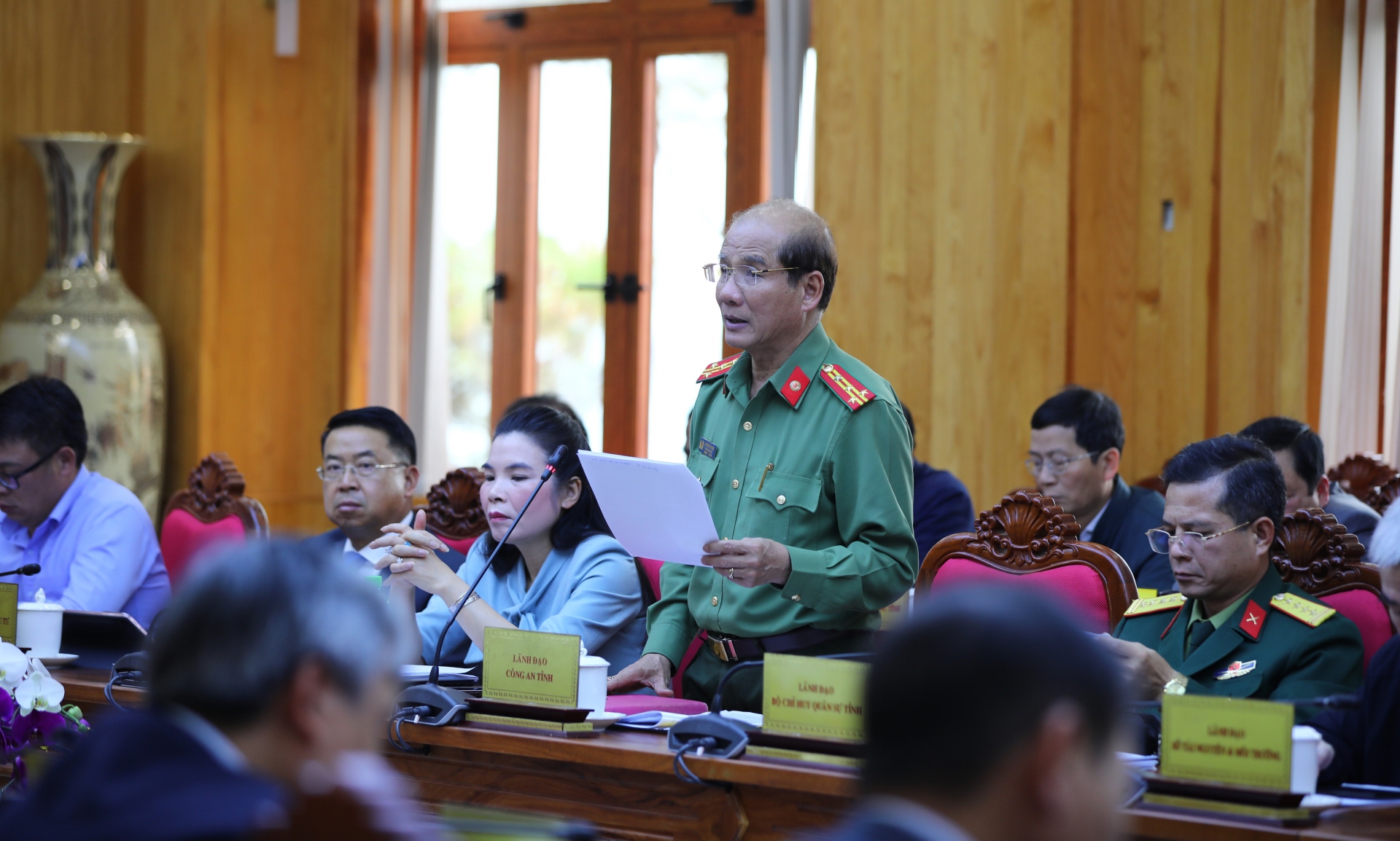 Phó Giám đốc Công an Lâm Đồng báo cáo kết quả