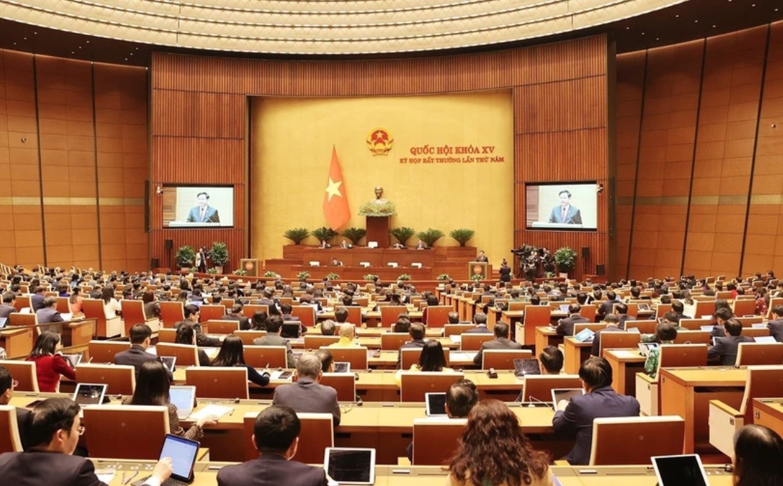 Quốc hội làm việc tại phiên họp bất thường lần thứ 5, Quốc hội khóa XV