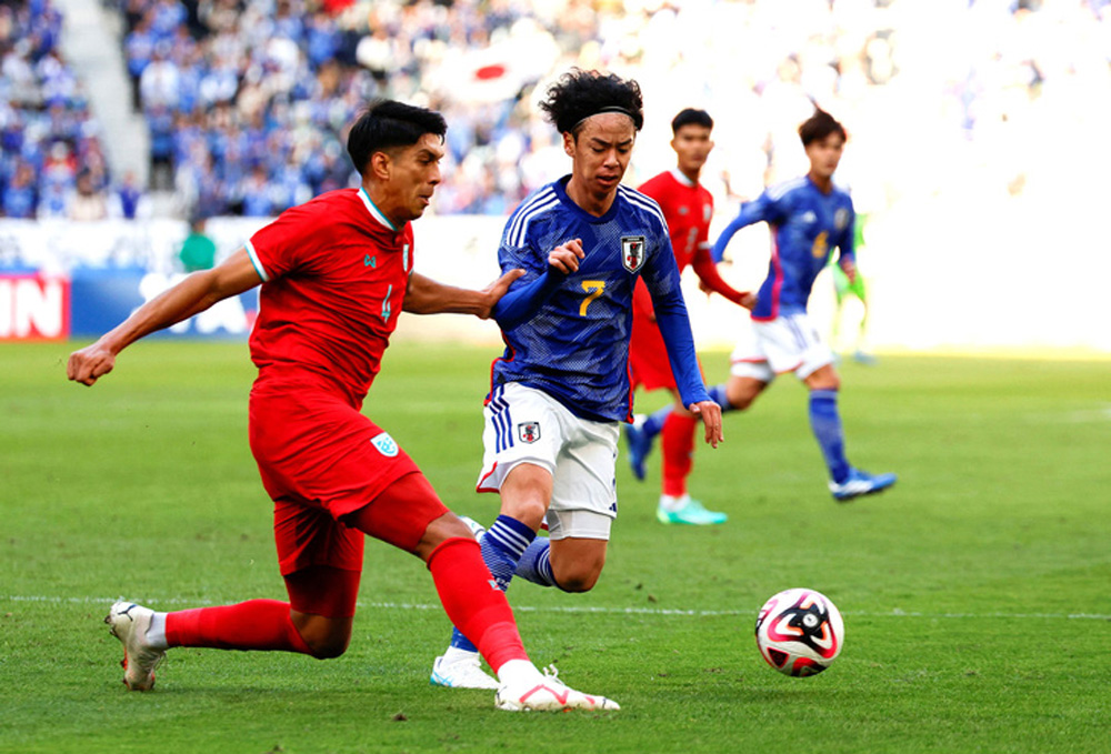 Nhật Bản (áo xanh) đưa đến AFC Asian Cup 2023 một đội hình rất mạnh