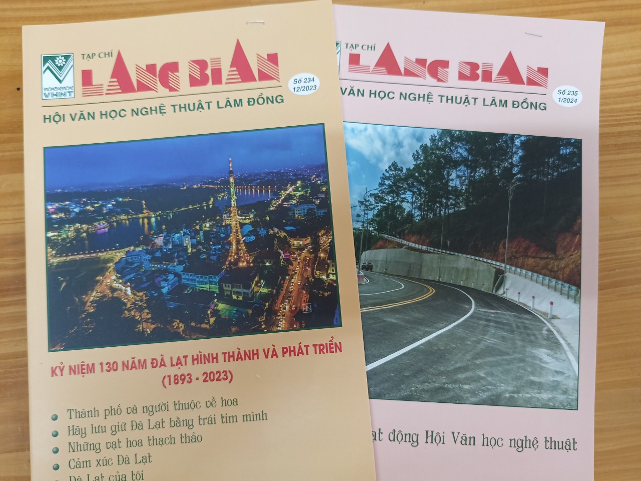 Ảnh: Tạp chí Lang Bian vừa tục bản ghi dấu ấn bởi các tác phẩm văn học nghệ thuật chất lượng 

