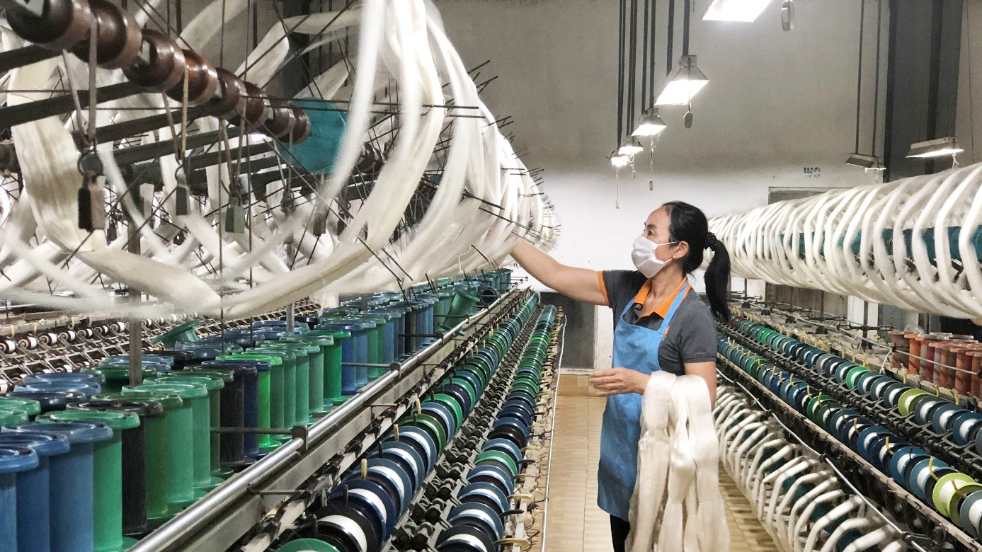 Tơ tằm là mặt hàng xuất khẩu ấn tượng của Lâm Đồng