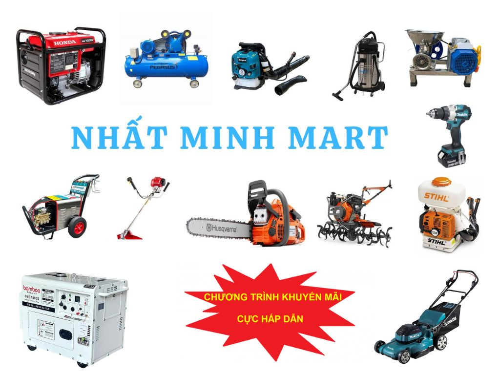 Bán máy phát điện chính hãng giá rẻ tại Nhất Minh Mart