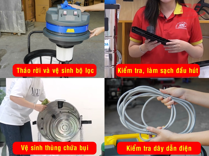 Hướng dẫn cách vệ sinh máy hút bụi siêu tốc tại nhà