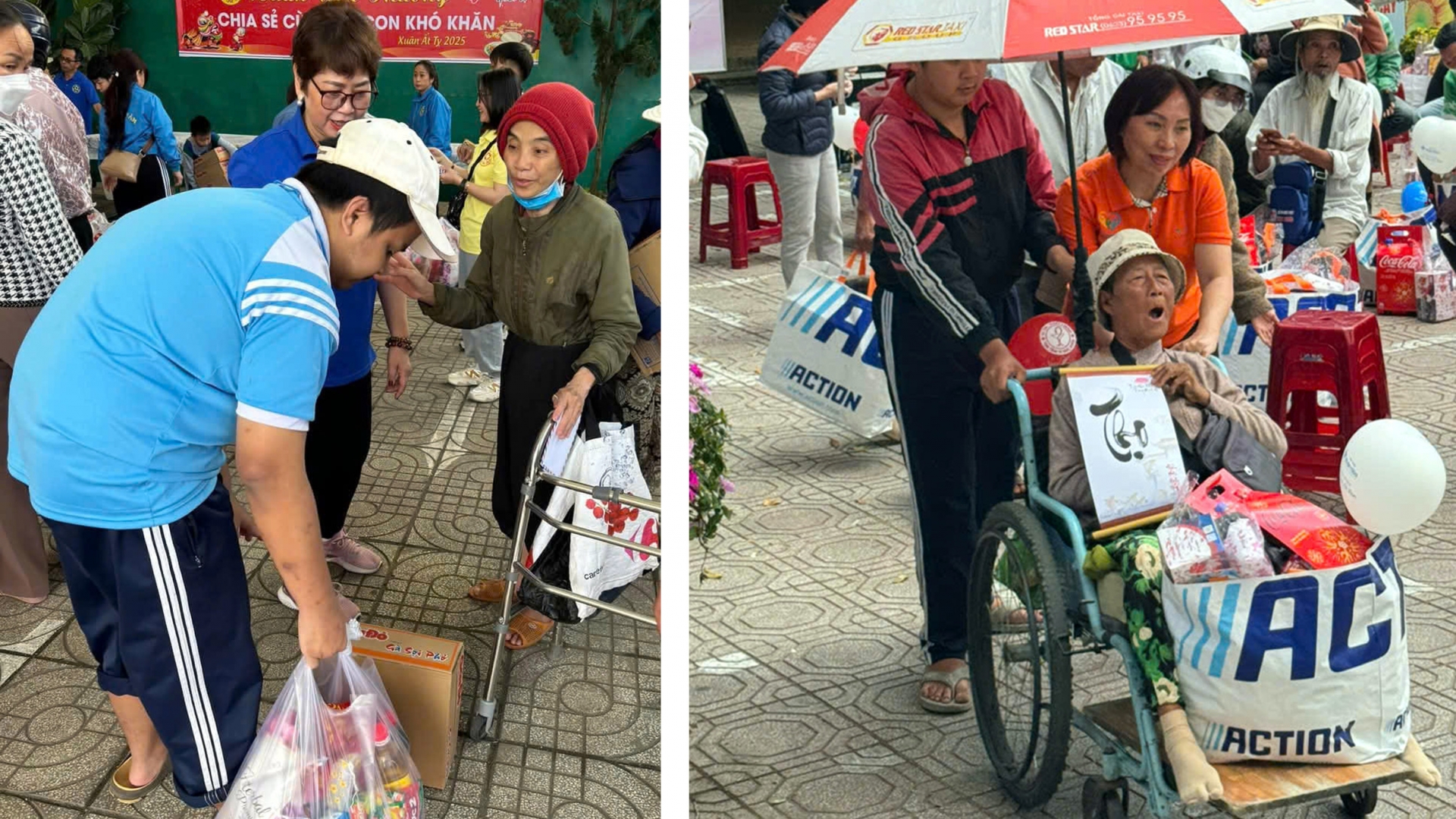 Đà Lạt: Các nhóm thiện nguyện trao tặng 300 phần quà Tết cho người dân có hoàn cảnh khó khăn