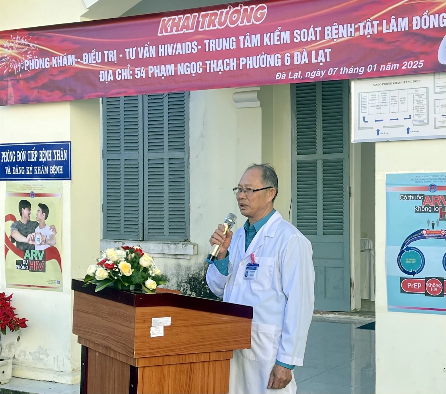 BSKI Bùi Văn Lượng - Trưởng Khoa HIV/AIDS, Trung tâm Kiểm soát bệnh tật Lâm Đồng thông tin về việc điều trị PrEP 