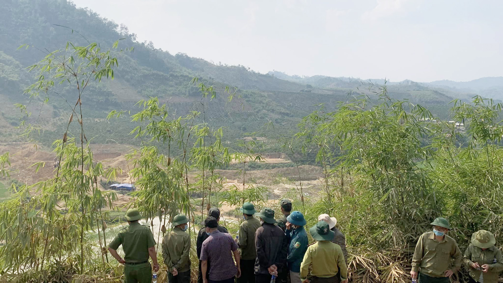 Lãnh đạo huyện Đam Rông kiểm tra công tác quản lý, bảo vệ rừng tại khu vực xung yếu