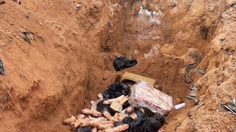 Bảo Lộc: Kinh doanh thịt heo đông lạnh không rõ nguồn gốc, một cá nhân bị phạt 25 triệu đồng