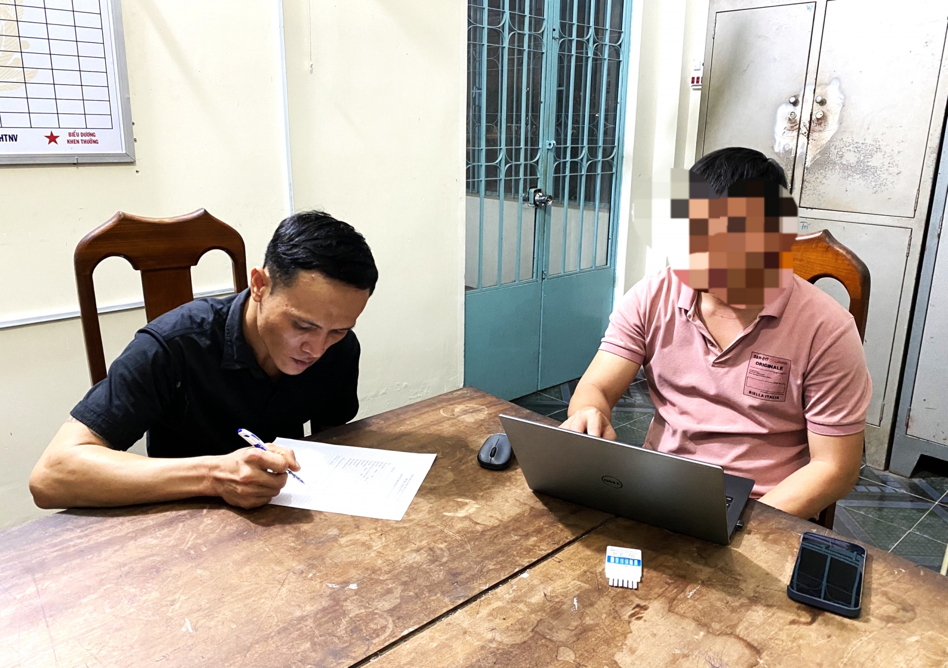 Nguyễn Văn Hiển đối tượng cầm đầu đường dây mua bán trái phép chất ma túy bị Công an huyện Đạ Tẻh bắt giữ
