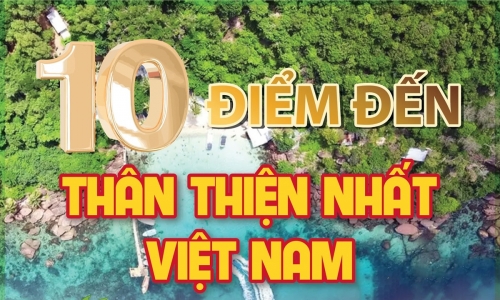 10 điểm đến thân thiện nhất Việt Nam năm 2024