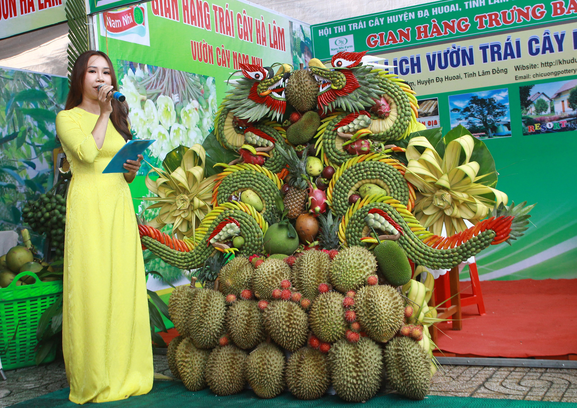 Đạ Huoai là mảnh đất được thiên nhiên ưu ái
để hình thành các loại trái cây nổi tiếng