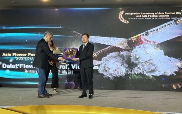 Đà Lạt được nhận giải thưởng Thành phố lễ hội của châu Á