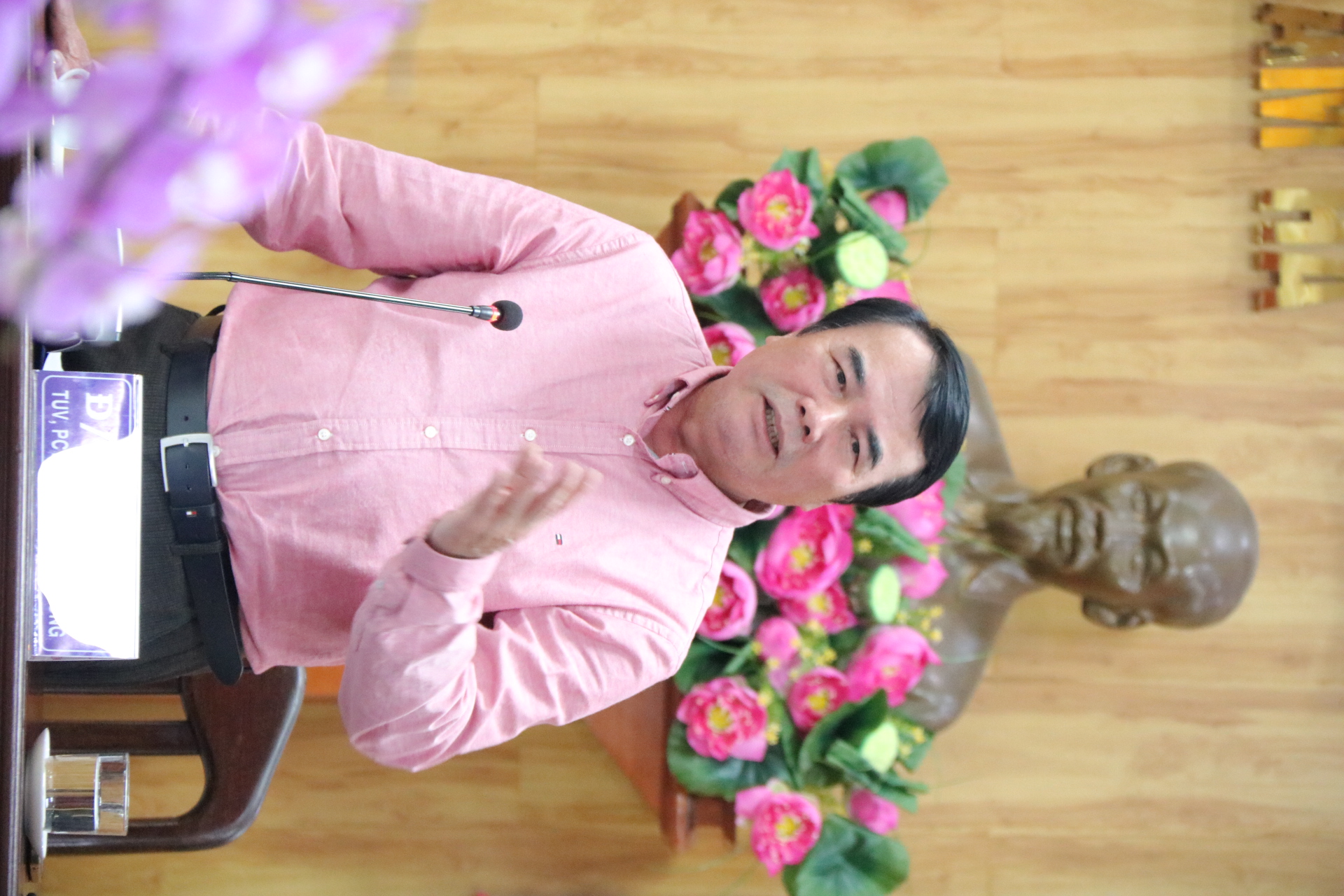 Đồng chí Phạm S - Phó Chủ tịch UBND tỉnh Lâm Đồng phát biểu tại buổi làm việc
