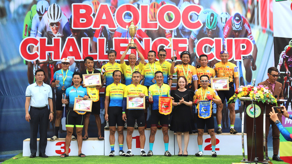 Hơn 90 VĐV tranh tài tại Giải đua xe đạp BAOLOC CHALLENGE CUP
