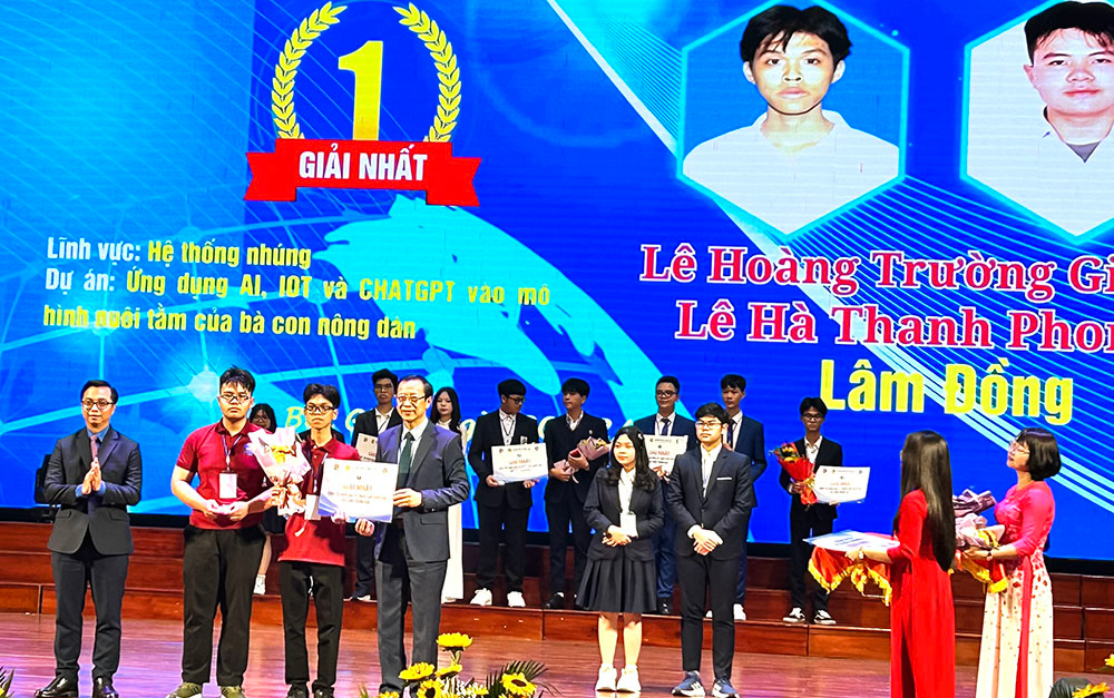 Lâm Đồng đoạt 1 giải Nhất Cuộc thi Khoa học - Kỹ thuật cấp quốc gia học sinh trung học năm học 2023-2024