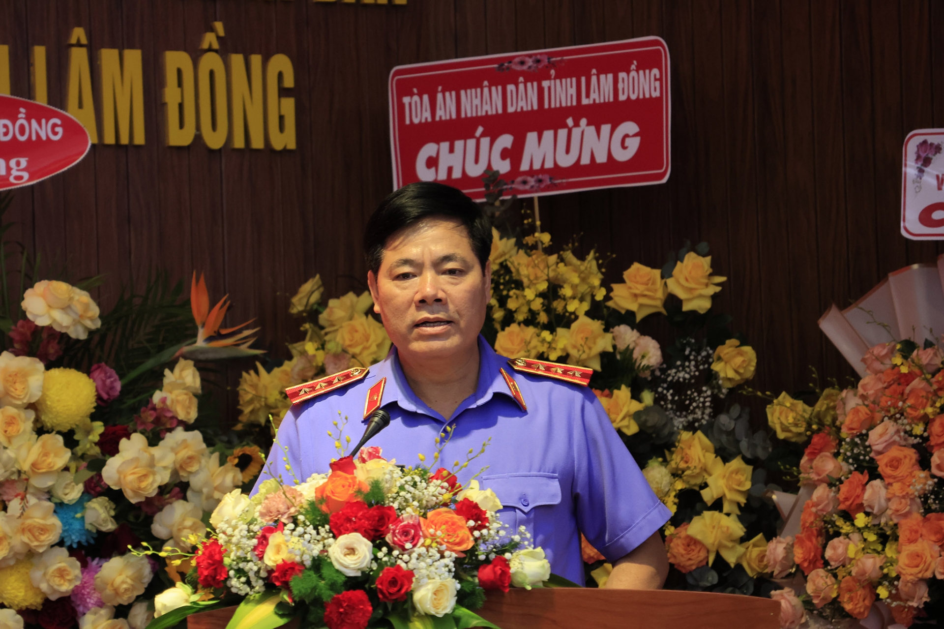 Phó Viện trưởng Viện Kiểm sát nhân dân tối cao Nguyễn Quang Dũng phát biểu giao nhiệm vụ
