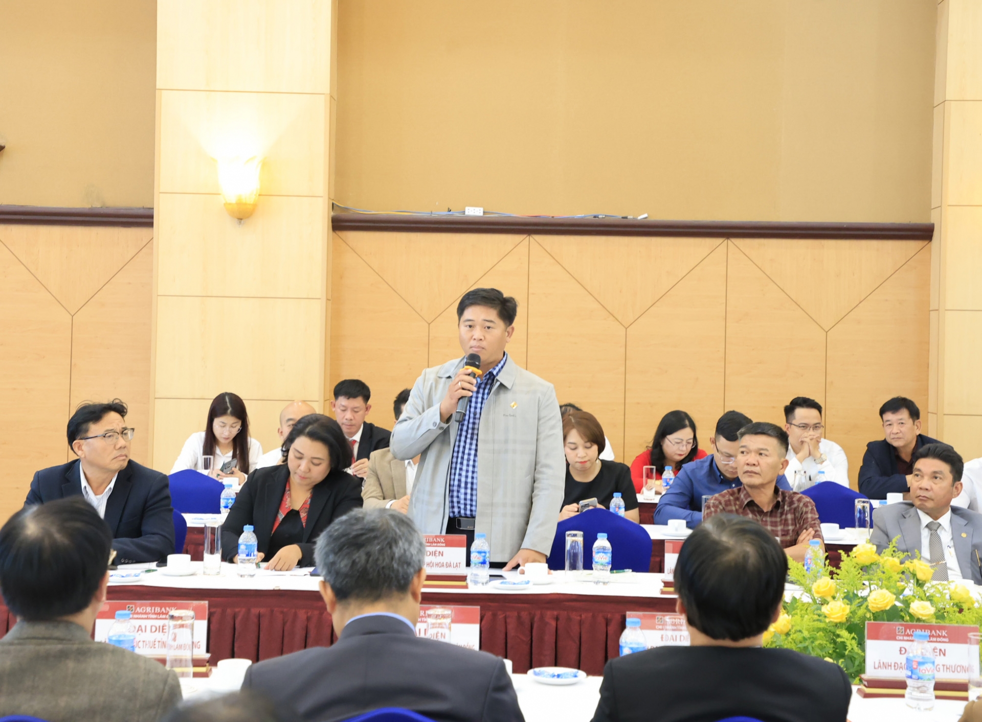 Ông Phan Thanh Sang - Chủ tịch Hiệp hội Hoa Đà Lạt