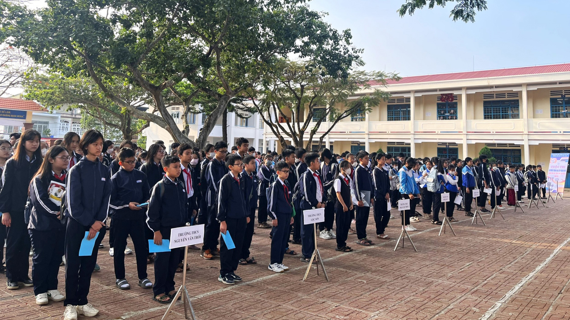 Cuộc thi thu hút 607 học sinh THCS các lớp 6, 7 và 8 trên địa bàn TP Bảo Lộc cùng tham gia tranh tài