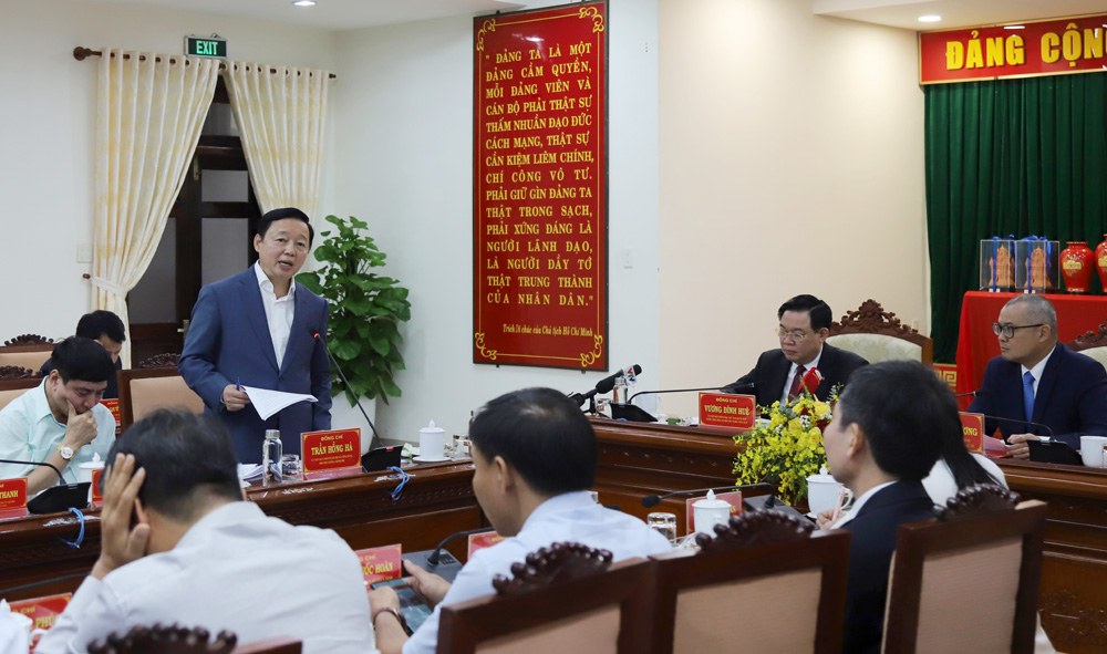 Phó Thủ tướng Trần Hồng Hà phát biểu làm rõ một số nội dung tỉnh Phú Yên kiến nghị