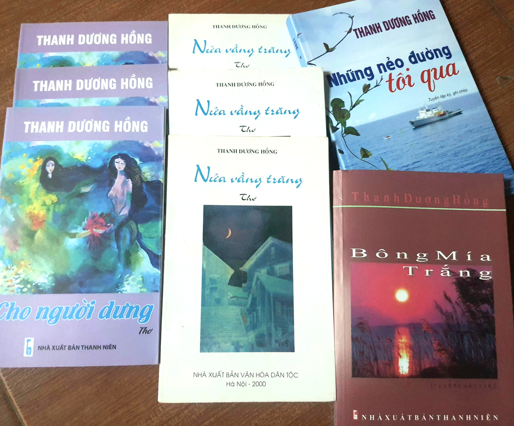 Một số ấn phẩm của nhà thơ Thanh Dương Hồng