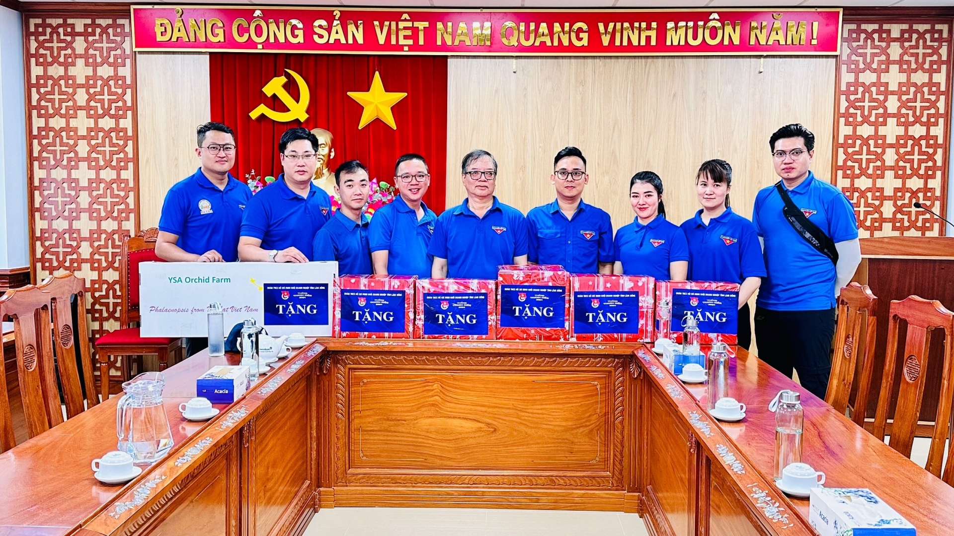 Đoàn khối Doanh nghiệp tỉnh Lâm Đồng trao đổi, học tập kinh nghiệp tại Đoàn khối Doanh nghiệp tỉnh Bình Định