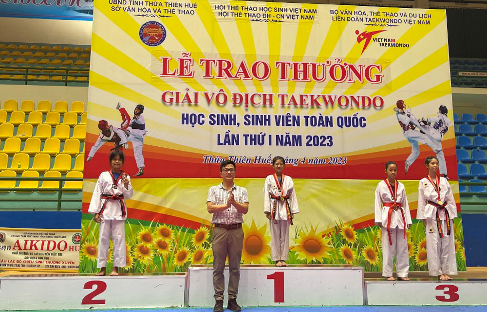Lâm Đồng đạt 5 Huy chương Vàng tại Giải Vô địch Taekwondo học sinh, sinh viên toàn quốc