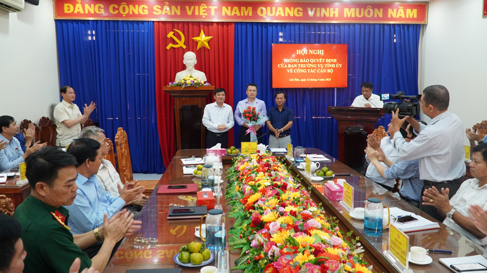 Đồng chí Nguyễn Tiến Dũng được điều động giữ chức vụ Bí thư Huyện ủy Cát Tiên